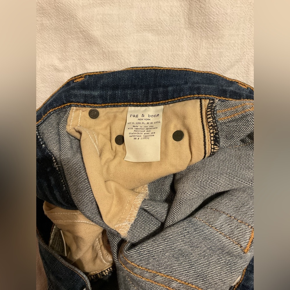 Rag & Bone -The Dre Slim Boyfriend Jeans Size 25 Women’s - Picture 9 of 14